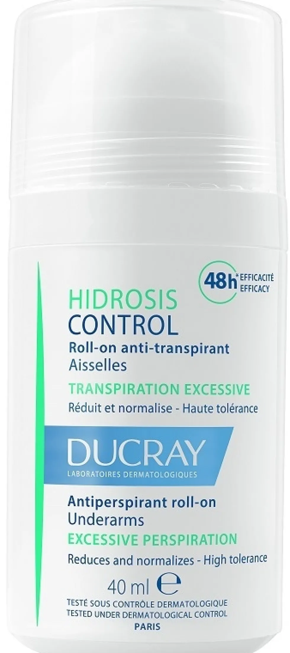 Ducray Hidrosis Control - Roll-On Anti-Traspirante Ascelle, 40ml
