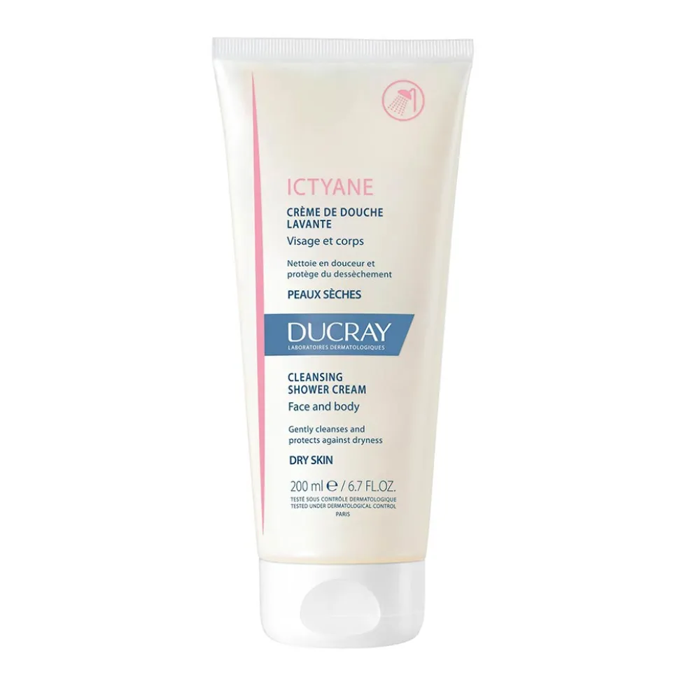 Ducray Ictyane - Crema Doccia Detergente, 200ml