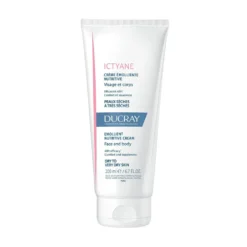Ducray Ictyane - Crema Emolliente Nutritiva Pelli Secche, 200ml