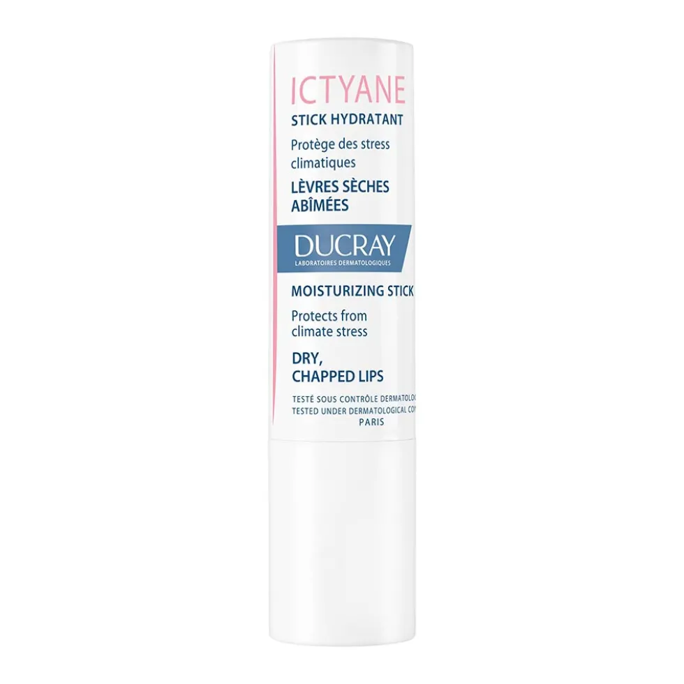 Ducray Ictyane - Stick Labbra Trattamento Idratante e Protettivo, 3g
