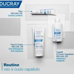 Ducray Kelual DS - Crema Lenitiva Anti-Squame Viso, 40ml