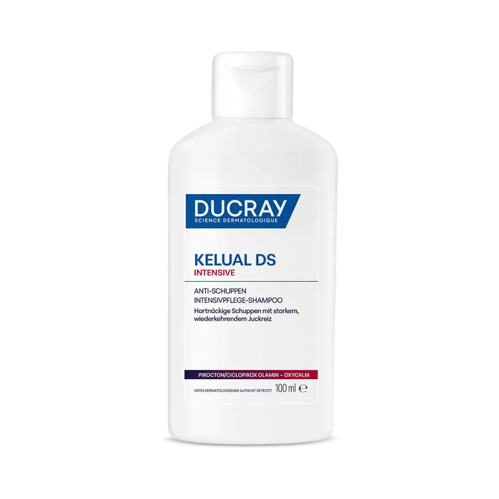Ducray Kelual DS Intensive Shampoo Trattante Anti-Forfora Forfora Severa Prurito Intenso e Ricorrente, 100ml