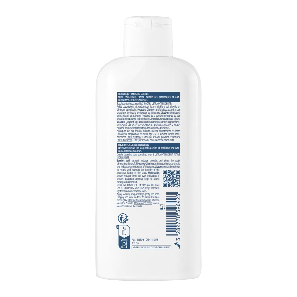 Ducray Kelual Squanorm - Shampoo Trattante Regolatore Forfora Grassa, 200ml