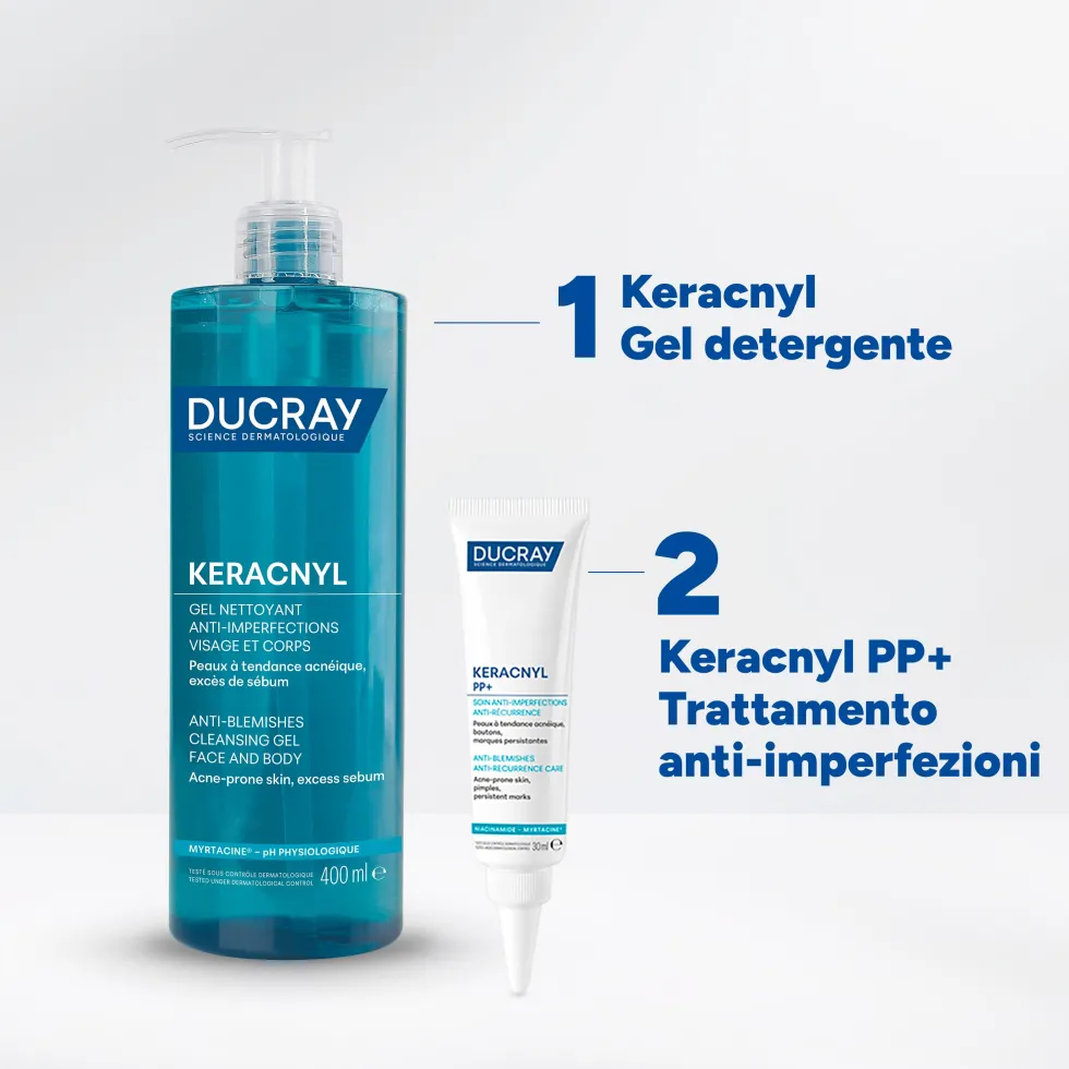 Ducray Keracnyl PP+ Trattamento Anti-Imperfezioni Anti-Ricomparsa, 30ml