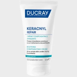 Ducray Keracnyl Repair Crema Compensatrice Lenitiva per Pelle a Tendenza Acneica, 50ml
