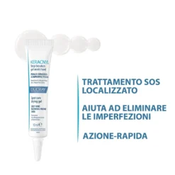 Ducray Keracnyl - Stop ai Brufoli Gel Disseccante Pelle Grassa Acneica, 10ml
