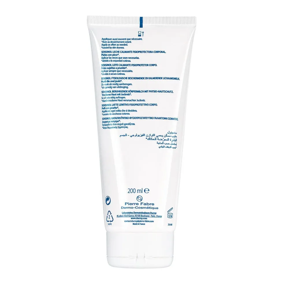 Ducray Sensinol - Latte Lenitivo Fisioprotettivo Corpo, 200ml