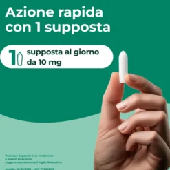Dulcolax Adulti Supposte Contenente 10mg Bisacodile per Stitichezza Occasionale, 6 Supposte