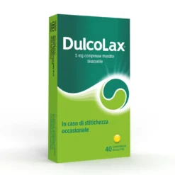 Dulcolax Compresse 5mg Bisacodile Trattamento Stitichezza Occasionale, 40 Compresse Rivestite