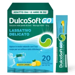 DulcoSoft Go - Soluzione orale per il trattamento della stitichezza, 20 bustine da 20 ml