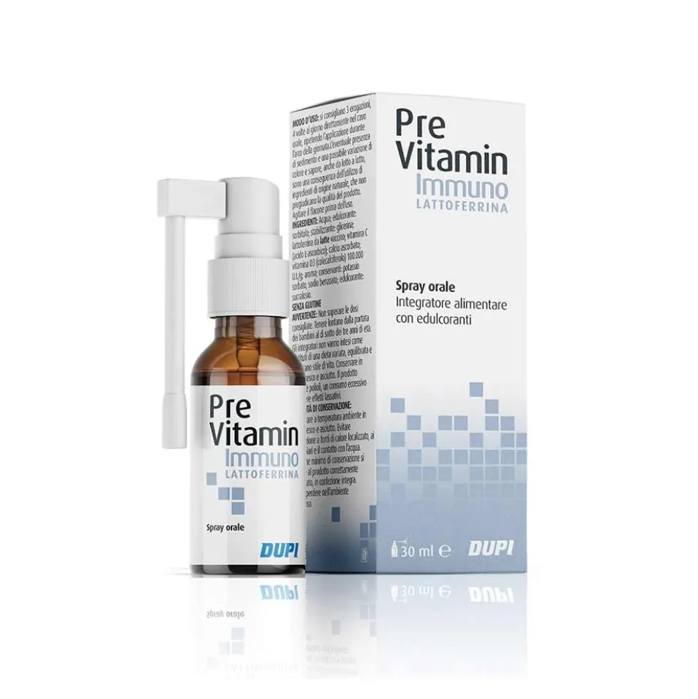 Dupi Pre Vitamin Immuno Lattoferrina Spray Orale, 30ml