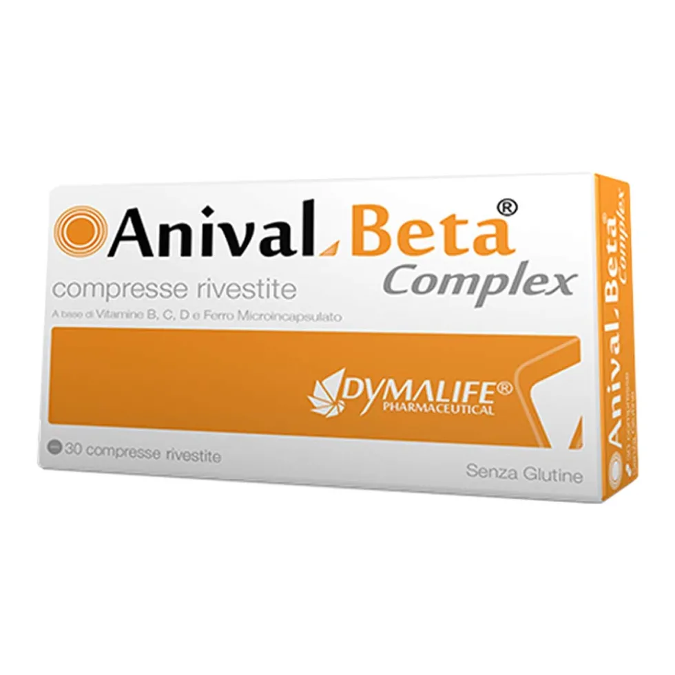 Dymalife Pharmaceutical Anival Beta Complex Integratore Difesa, 30 Compresse