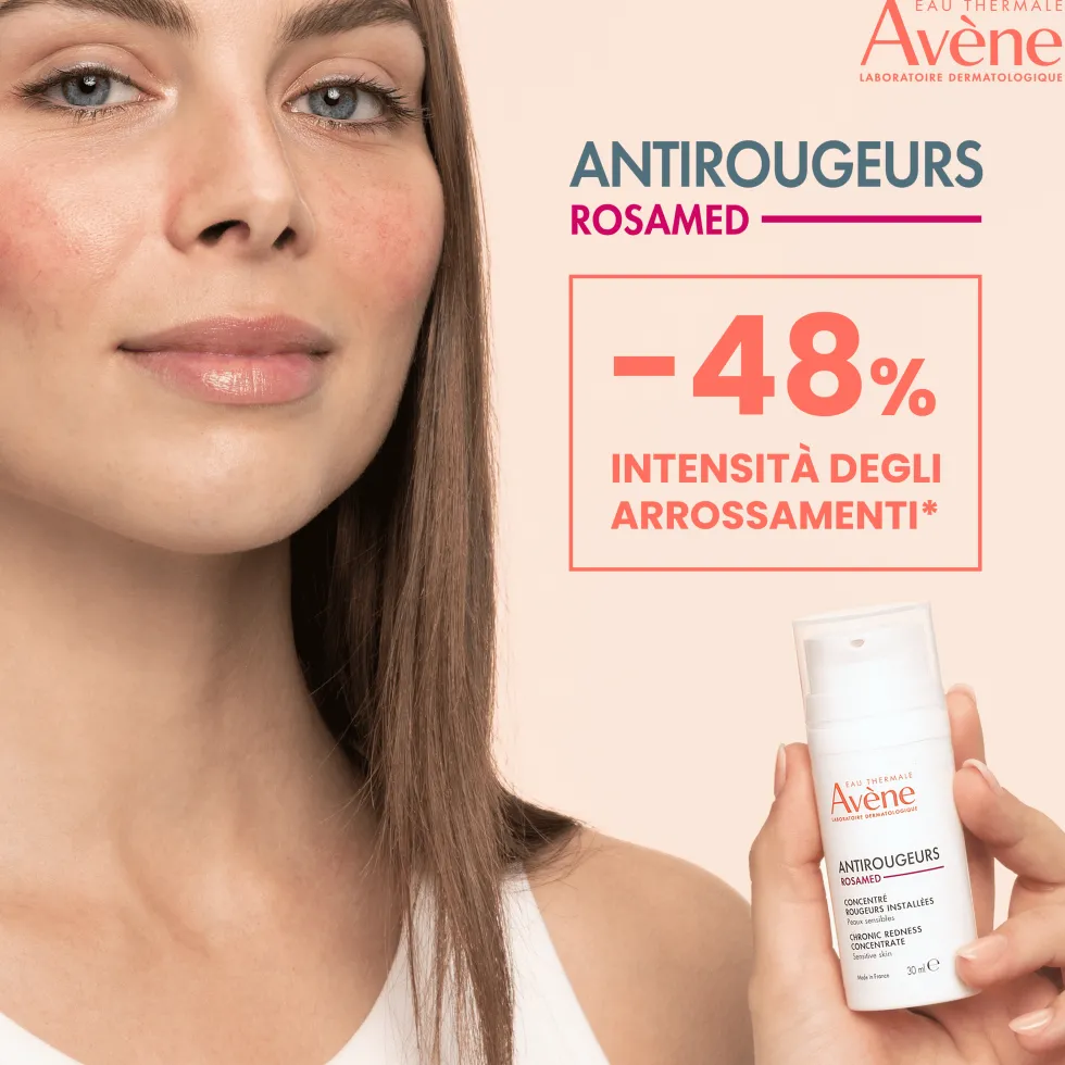 Eau Thermale Avène Antirougeurs - Rosamed Concentrato Rossori Persistenti, 30ml