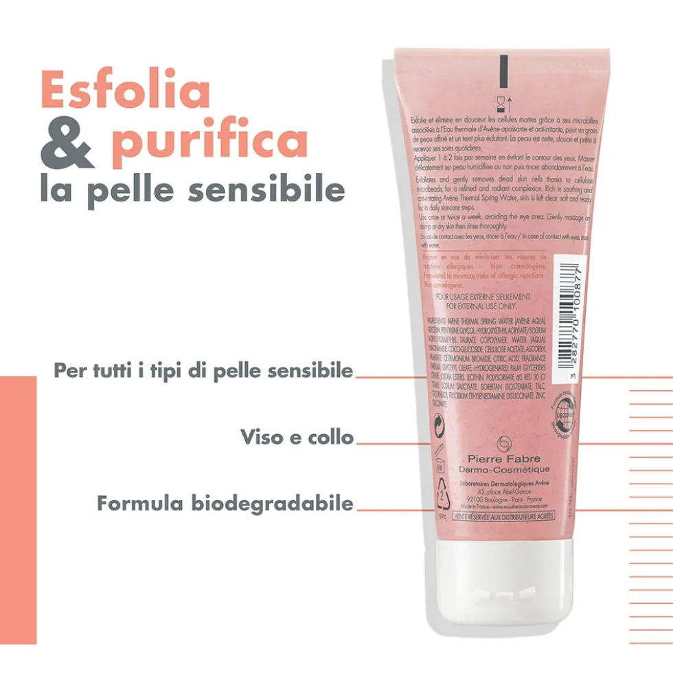 Eau Thermale Avène Body - Gommage Delicato Corpo Esfoliante per Pelli Sensibili, 200ml