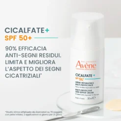 Eau Thermale Avène Cicalfate+ - Crema Ristrutturante Multi-Protettiva SPF50+, 30ml
