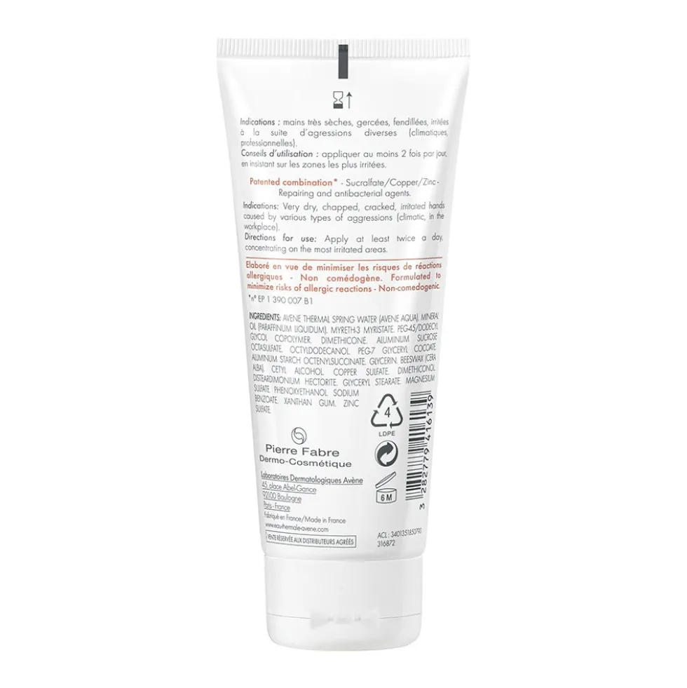 Eau Thermale Avène Cicalfate - Crema Mani Barriera Ristrutturante, 100ml