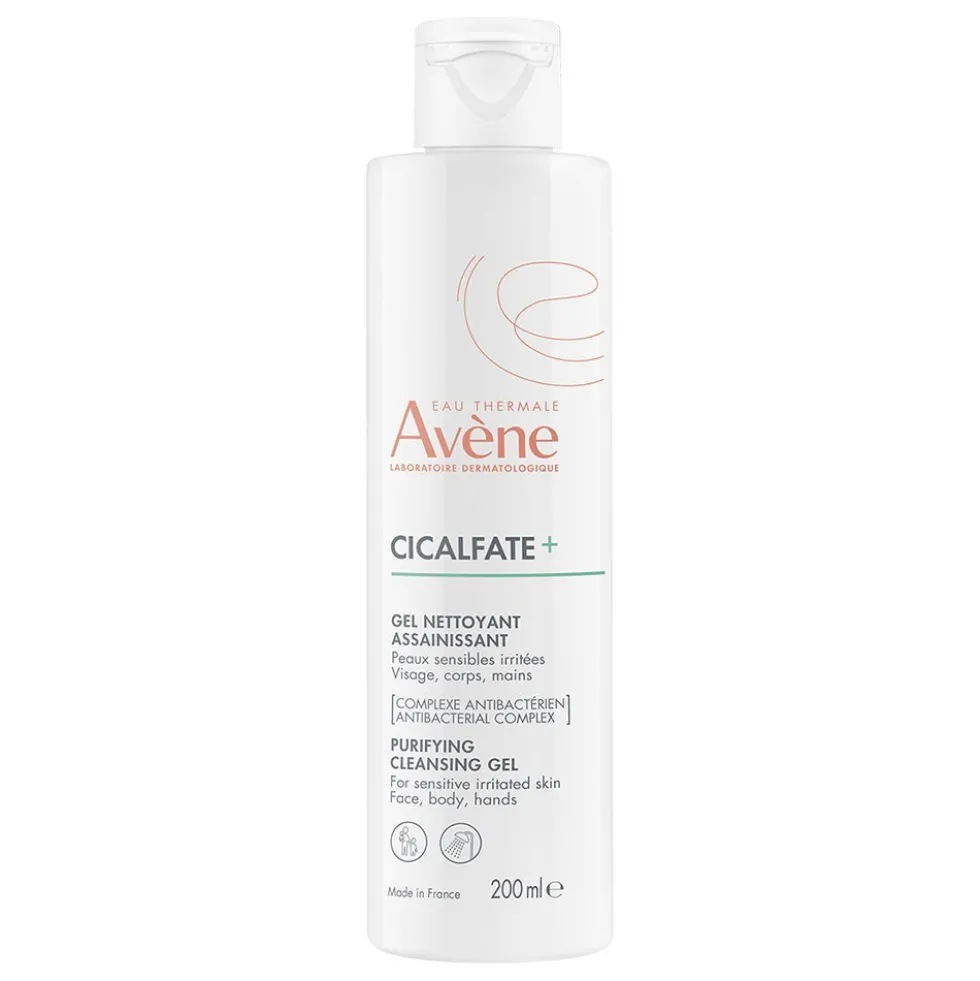 Eau Thermale Avène Cicalfate+ - Gel Detergente Purificante Pelle Fragilizzata, 200ml