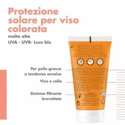 Eau Thermale Avène Cleanance - Colorato SPF50+ Solare Viso Pelli Grasse con Imperfezioni,50ml
