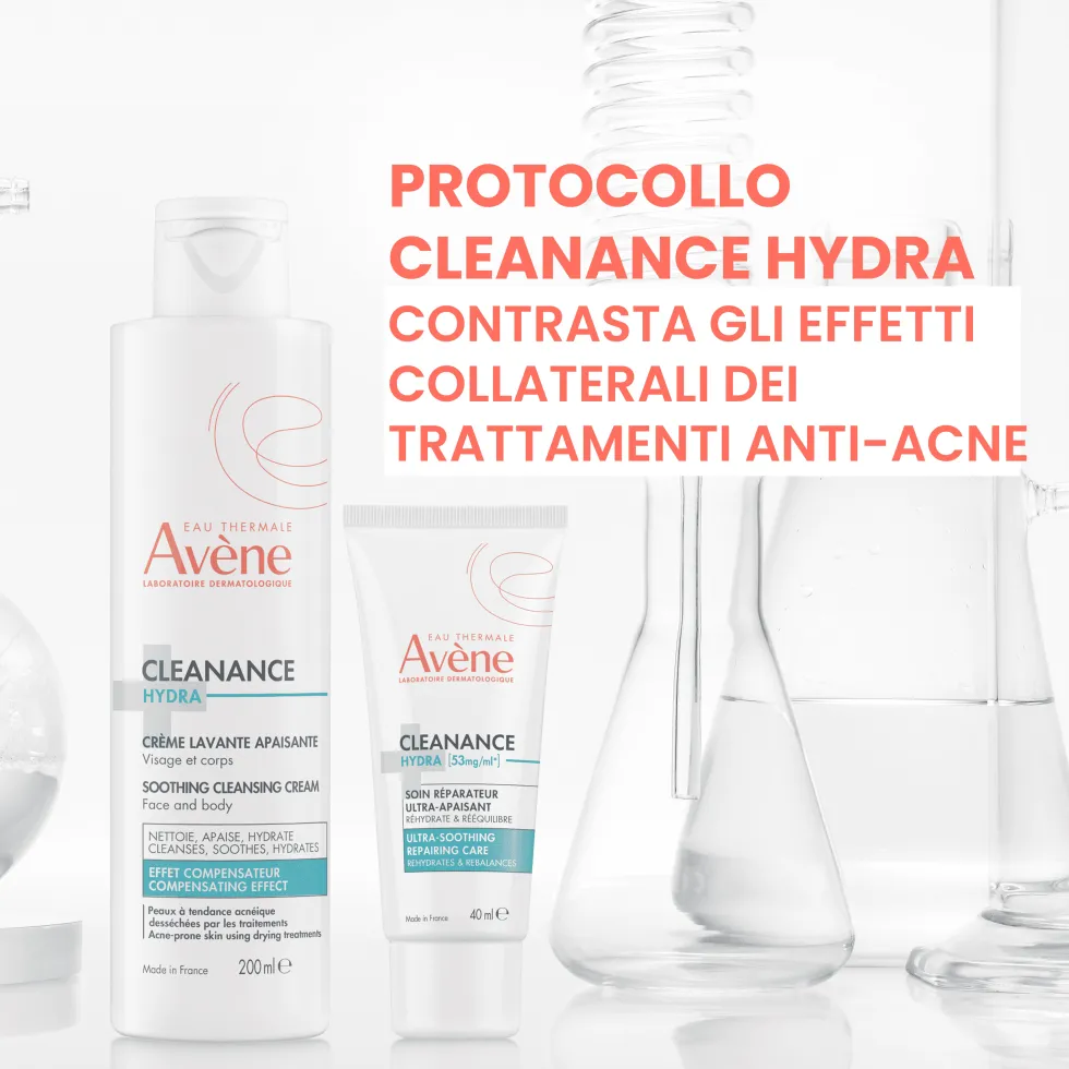 Eau Thermale Avène Cleanance Hydra - Crema Lenitiva Pelle Grassa, 40ml
