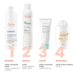 Eau Thermale Avène Cleanance Hydra - Crema Detergente Lenitiva, 200ml