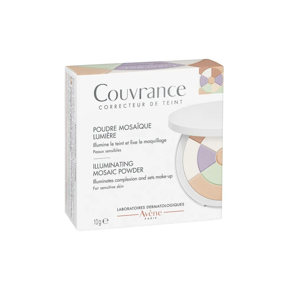 Eau Thermale Avène Couvrance - Cipria Mosaico Luminositè Fissante Opacizzante Sublimante, 10g