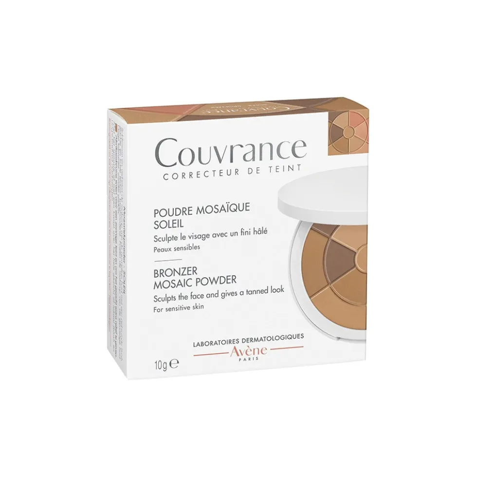 Eau Thermale Avène Couvrance - Cipria Mosaico Sole Fissante Opacizzante Sublimante, 10g