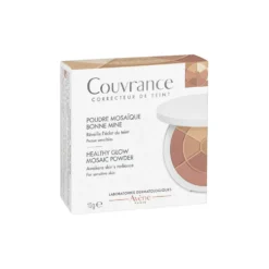 Eau Thermale Avène Couvrance - Cipria Mosaico Bonne Mine Fissante Opacizzante Sublimante, 10g