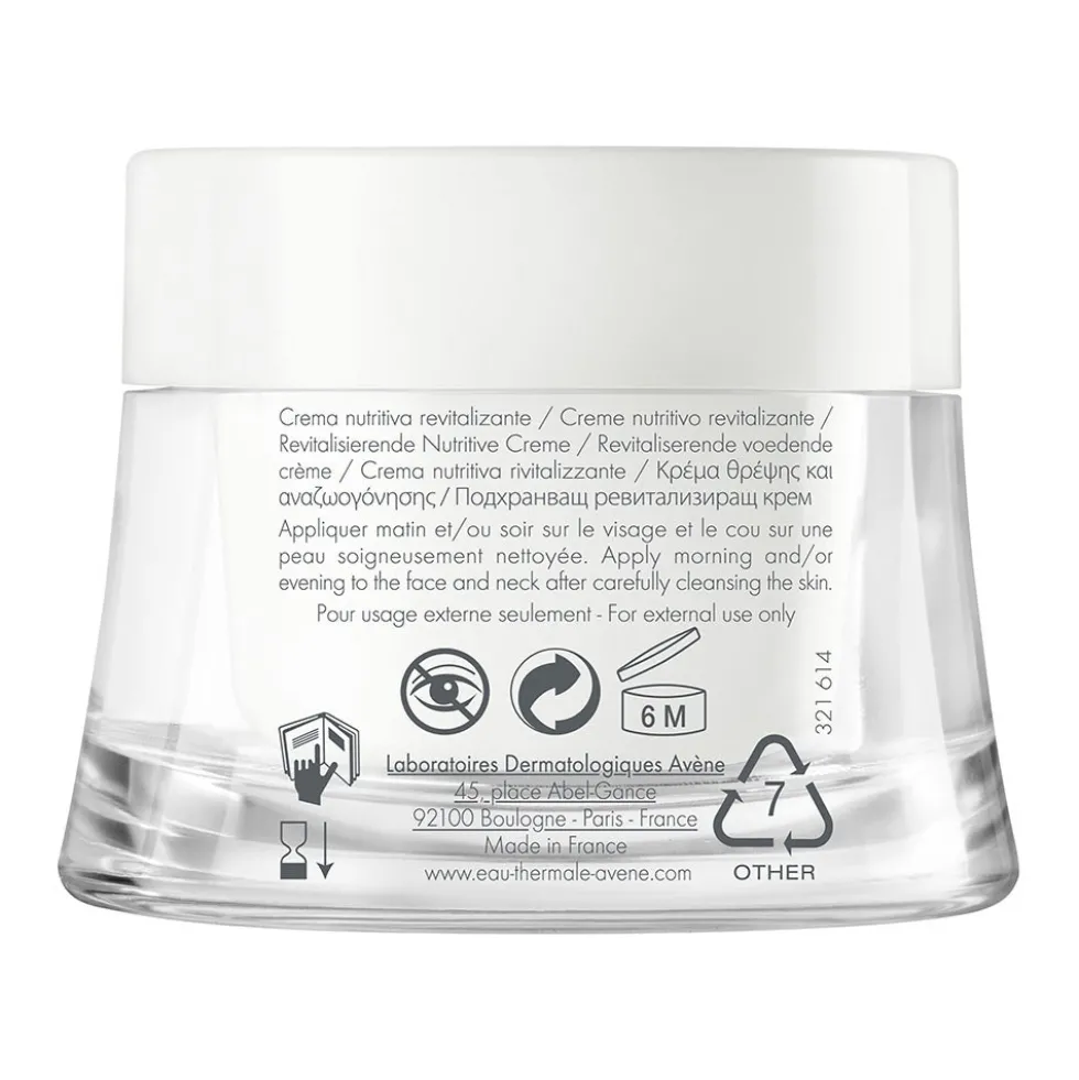 Eau Thermale Avène Crema Nutritiva Rivitalizzante Pelli Secche, 50ml