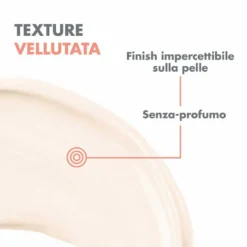 Eau Thermale Avène Crema Senza Profumo SPF 50+ Solare Viso per Pelli Sensibili e Secche, 50ml