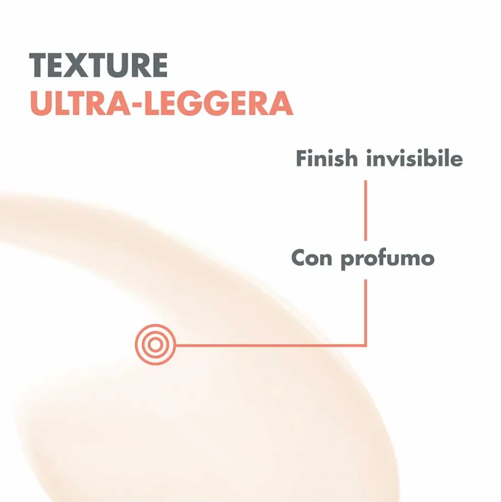 Eau Thermale Avène Fluido SPF 50+ Solare Viso per Pelli Sensibili Normali e Miste, 50ml