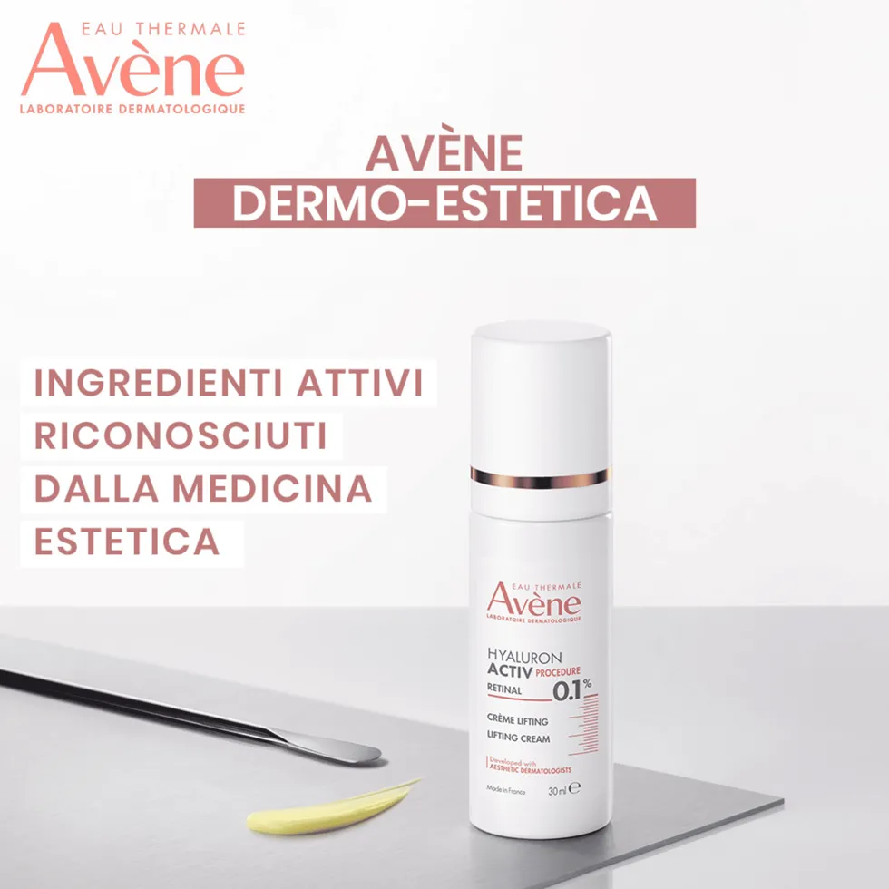 Eau Thermale Avène Hyaluron Activ Procedure Crema Effetto Lifting Anti età la Pelle Appare 7 Anni più Giovane con Retinal Niacinamide Acido Ialuronico, 30ml