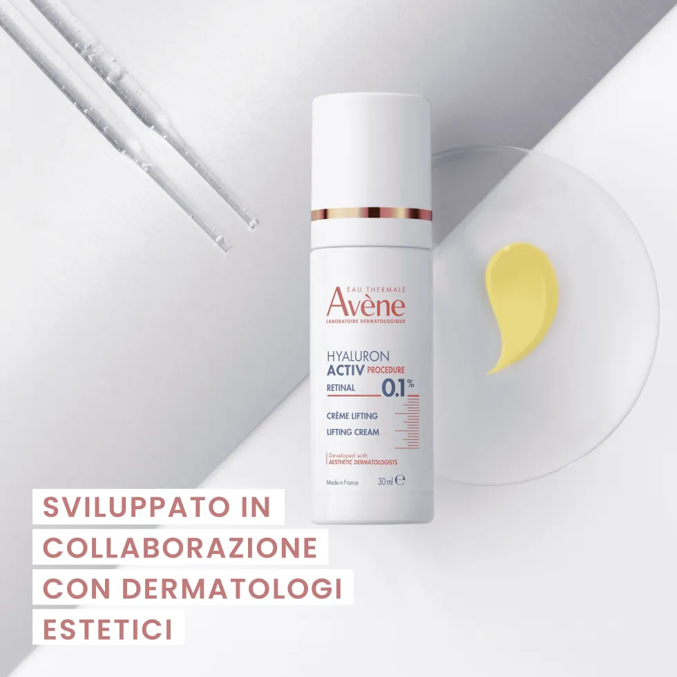 Eau Thermale Avène Hyaluron Activ Procedure Crema Effetto Lifting Anti età la Pelle Appare 7 Anni più Giovane con Retinal Niacinamide Acido Ialuronico, 30ml