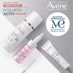 Eau Thermale Avène Hyaluron Activ Procedure Micro-Lift Crema Labbra & Occhi Effetto Lifting Occhi Corregge Rughe e Rughe Profonde con Retinal Niacinamide Acido Ialuronico, 15ml