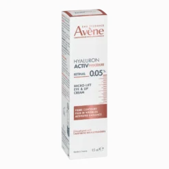 Eau Thermale Avène Hyaluron Activ Procedure Micro-Lift Crema Labbra & Occhi Effetto Lifting Occhi Corregge Rughe e Rughe Profonde con Retinal Niacinamide Acido Ialuronico, 15ml