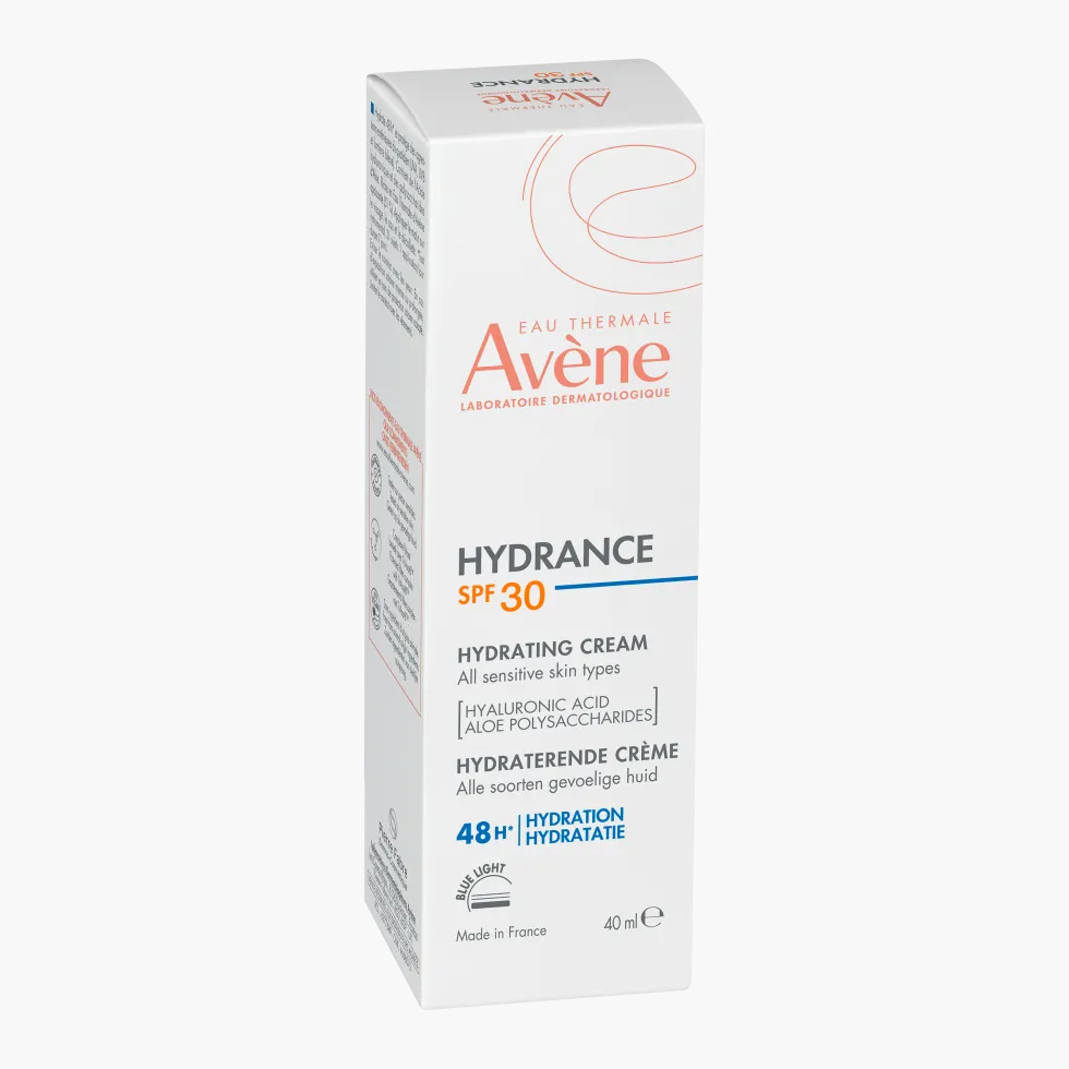 Eau Thermale Avène Hydrance SPF30 Crema Idratante Pelle Disidratata Idratazione Intensa, 40ml