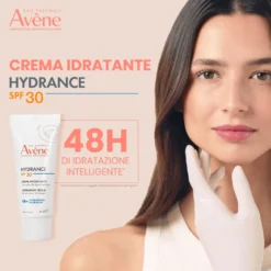 Eau Thermale Avène Hydrance SPF30 Crema Idratante Pelle Disidratata Idratazione Intensa, 40ml