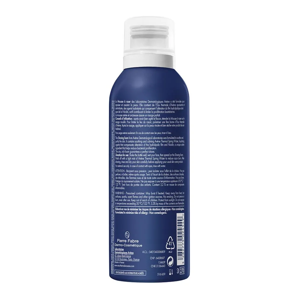 Eau Thermale Avène Men - Mousse è Raser Schiuma da Barba, 200ml