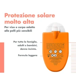 Eau Thermale Avène Reflexe Solaire 50+ Solare Viso e Corpo SPF50+ per Pelle Sensibile, 30ml