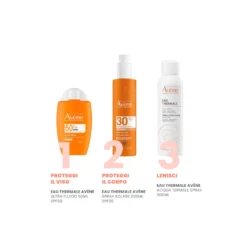 Eau Thermale Avène Spray Solare SPF30 Alta Protezione Solare per Pelle Sensibile, 200ml