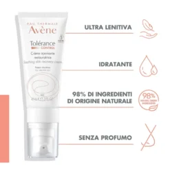 Eau Thermale Avène Tolèrance Control - Crema Lenitiva Riequilibrante, 40ml