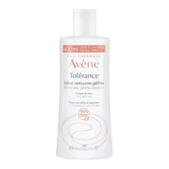Eau Thermale Avène Tolèrance - Lozione Detergente in Gel Struccante Viso Occhi Labbra, 400ml