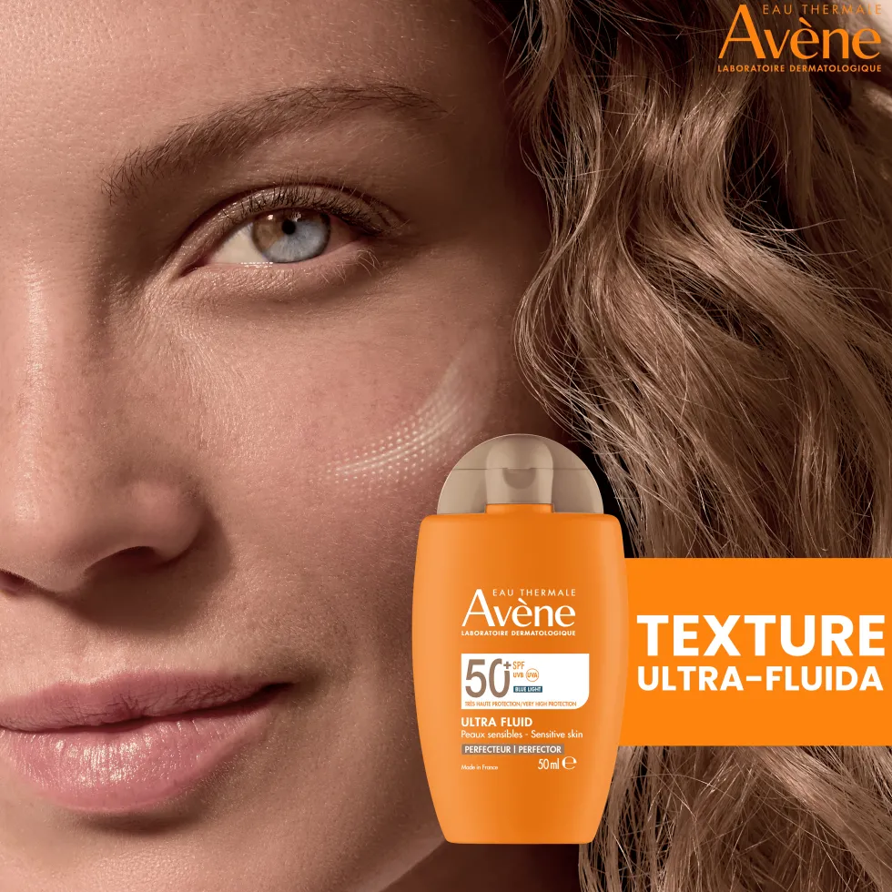 Eau Thermale Avène Ultra Fluid Perfezionatore Protezione Molto Alta SPF50+, 50ml