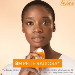Eau Thermale Avène Ultra Fluid Luminositè Protezione Molto Alta SPF50+ Solare per Pelle Sensibile, 50ml