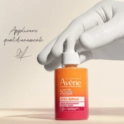 Eau Thermale Avène Ultra Siero SPF50+ - Siero viso con azione protettiva e rimpolpante, 30 ml