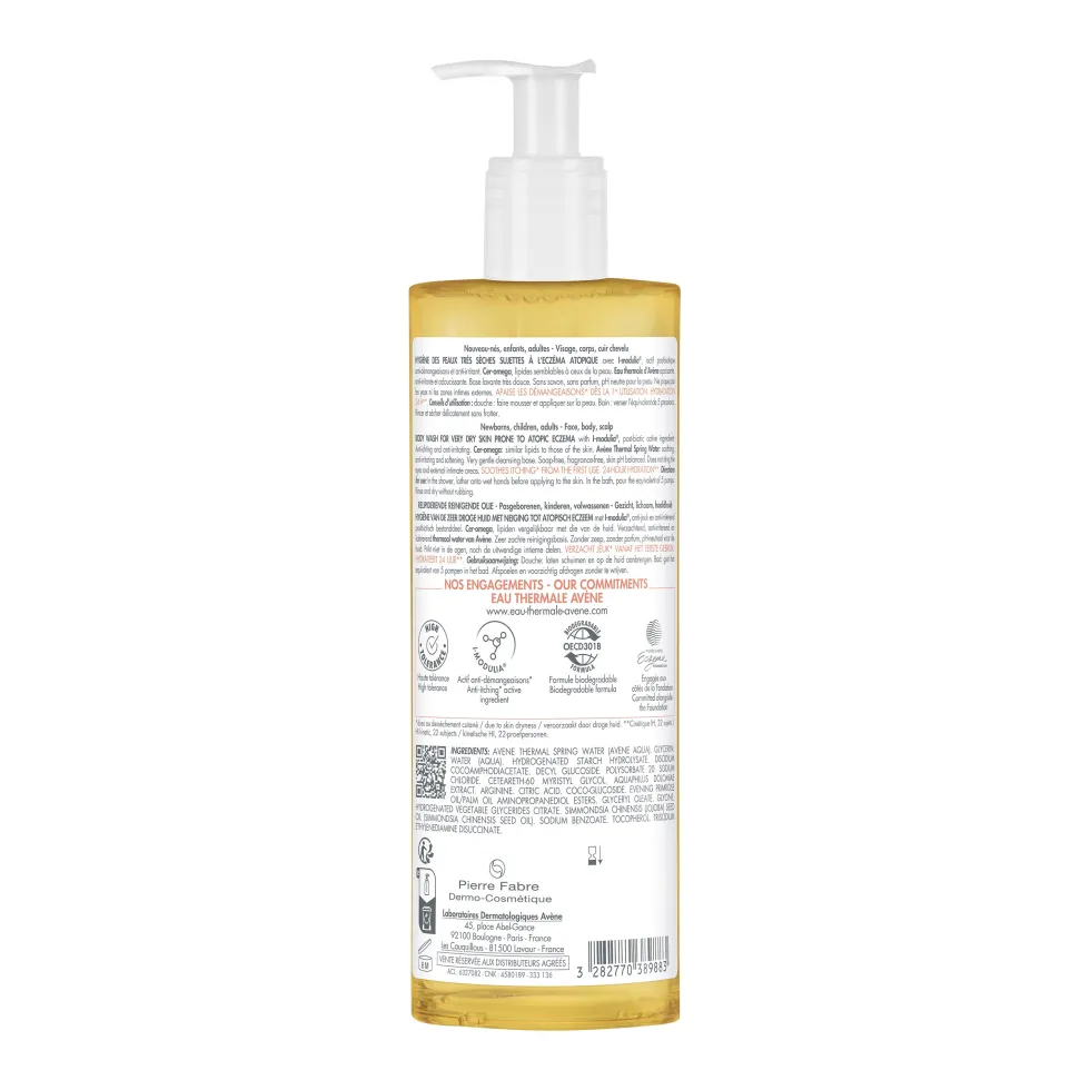 Eau Thermale Avène XeraCalm A.D. - Olio Detergente Liporestitutivo, 400ml