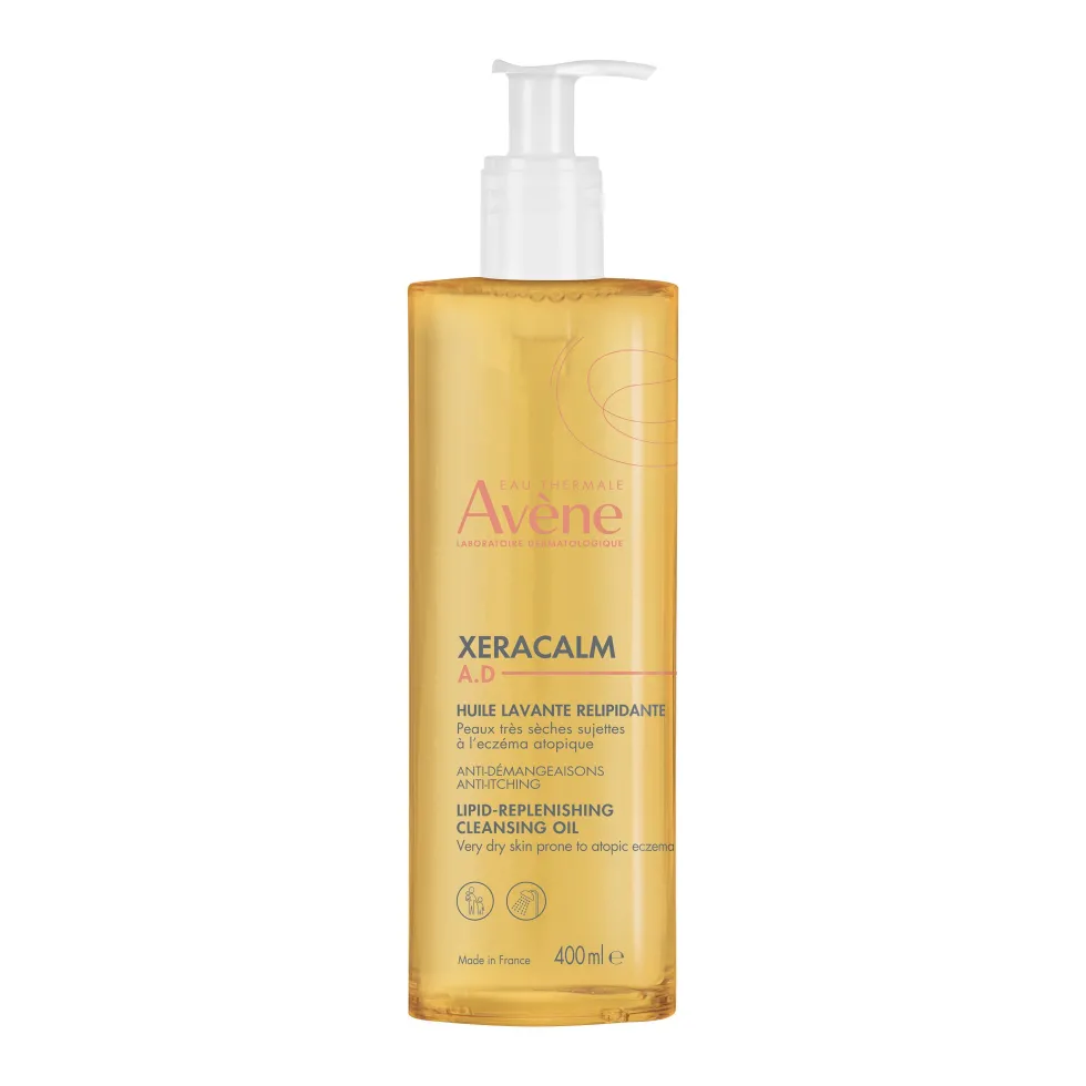 Eau Thermale Avène XeraCalm A.D. - Olio Detergente Liporestitutivo, 400ml
