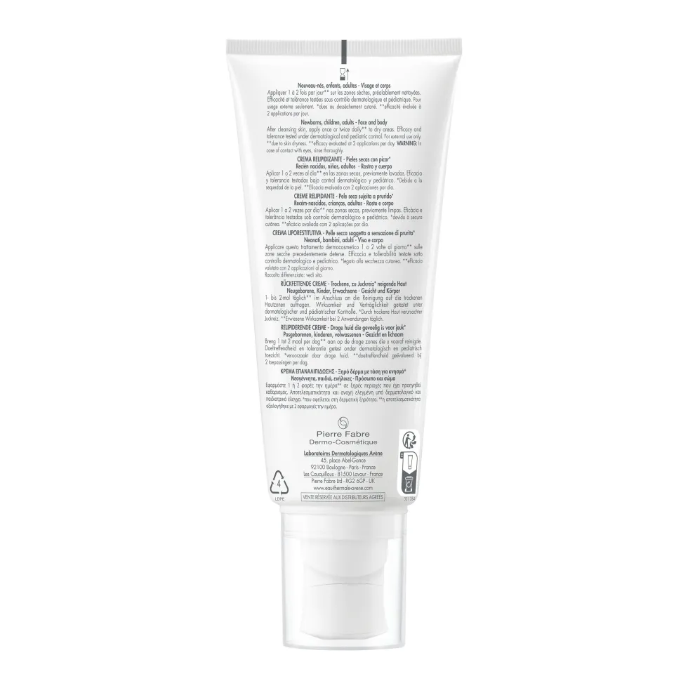 Eau Thermale Avène XeraCalm A.D. - Crema Liporestitutiva Pelli Secche, 200ml
