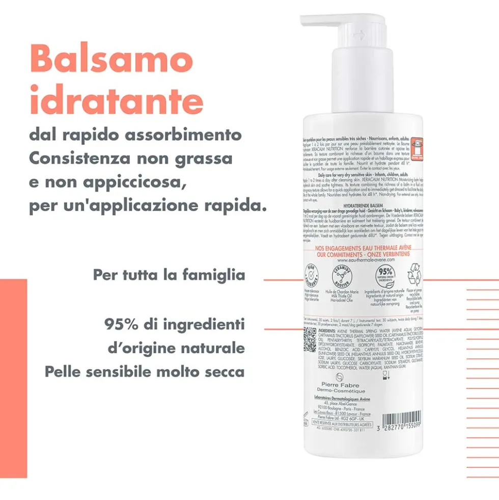 Eau Thermale Avène XeraCalm Nutrition - Balsamo Idratante per Pelle Secca, 400ml