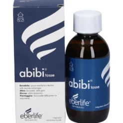 Eberlife Farmaceutici Abibi Tosse Sciroppo emolliente e lenitivo per la tosse, 200 ml
