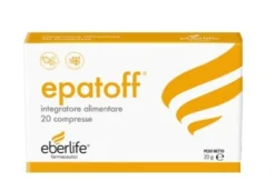 Eberlife Farmaceutici Epatoff Integratore Funzione Epatica Colina e Cardo Mariano, 20 Compresse